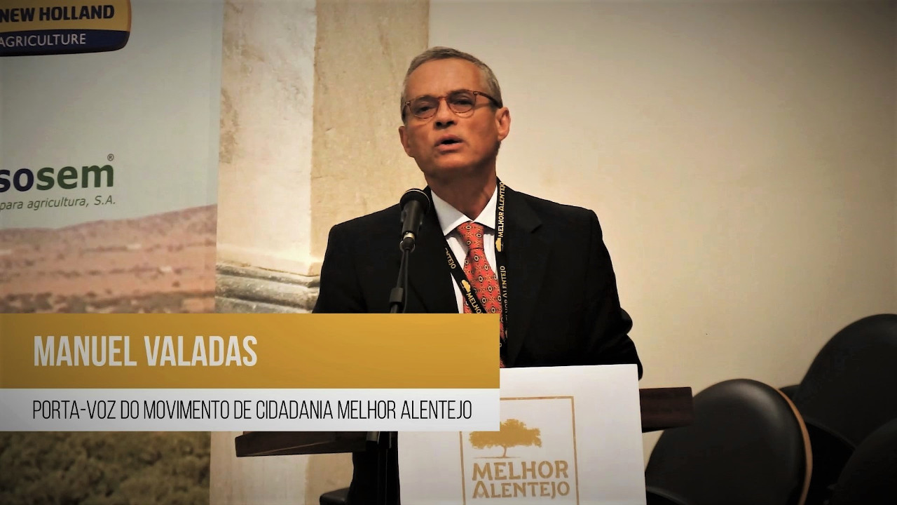 Apresentação dos objetivos do 2º Congresso Melhor Alentejo por Manuel Valadas, co-fundador e porta-voz do Movimento de Cidadania Melhor Alentejo.